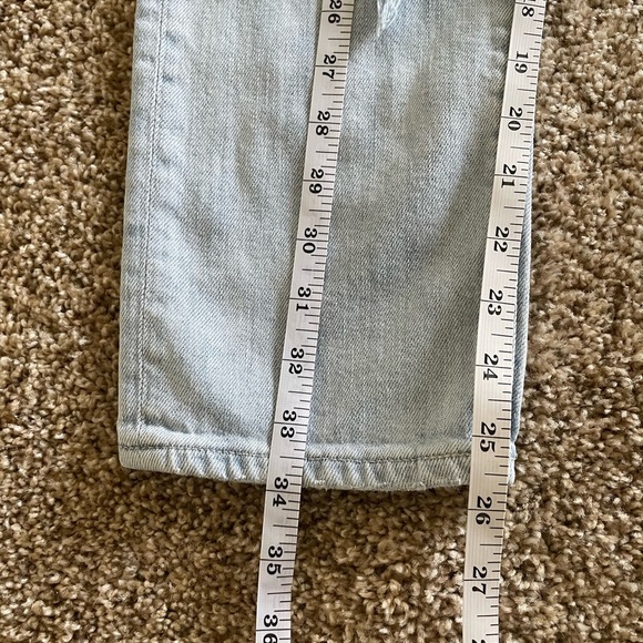 AG Adriano Goldschmied Ex Boyfriend Sloughy Slim Jeans Womens 25 R Ripped Skate - Picture 15 of 16